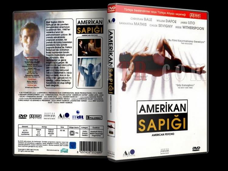 Click image for larger version

Name:	American Psycho (American Sap) - Scan Dvd Cover - Trke [2000].jpg
Views:	1
Size:	73.0 KB
ID:	17043