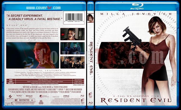 Resident Evil Collection (lmcl Deney Koleksiyonu) - Custom Bluray Cover - English-resident-evil-2002jpg
