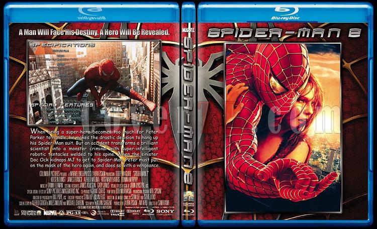 Spider-Man Trilogy (rmcek Adam lemesi) - Custom Bluray Cover Set - English [2002-2004-2007]-2jpg