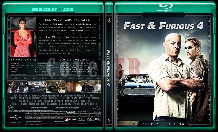 The Fast and the Furious Collection (Hzl ve fkeli Koleksiyonu) - Custom Bluray Cover Set - English-fast-4jpg