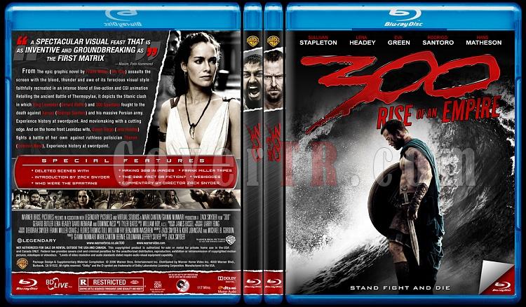 300 & 300: Rise of an Empire - Custom Bluray Cover Set - English [2006-2014]-br-spine-copyjpg