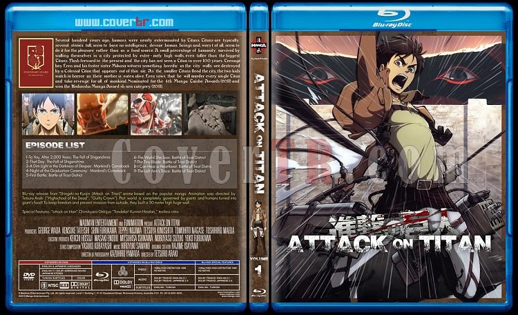 Attack on Titan - Custom Bluray Cover Set - English [2013]-1jpg