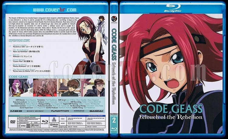 Code Geass: Lelouch of the Rebellion - Custom Bluray Cover Set - English [2006]-02jpg