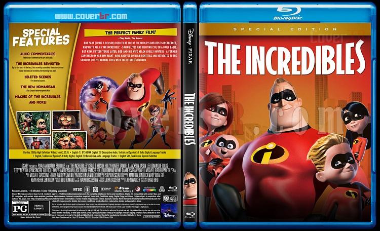 The Incredibles (nanlmaz Aile) - Custom Bluray Cover - English [2004]-1jpg