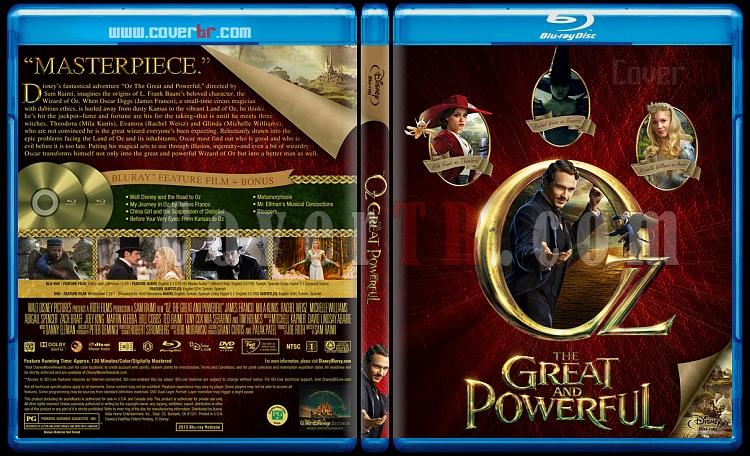 Oz the Great and Powerful  (Muhteem ve Kudretli Oz) - Custom Bluray Cover - English [2013]-blu-ray-1-disc-flat-3173x1762-11mmjpg