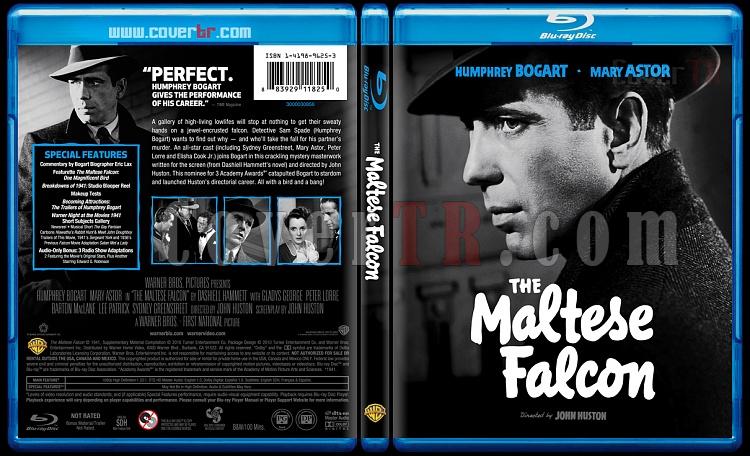 The Maltese Falcon - Custom Bluray Cover - English [1941]-maltesefalcontheblubunnydojojpg