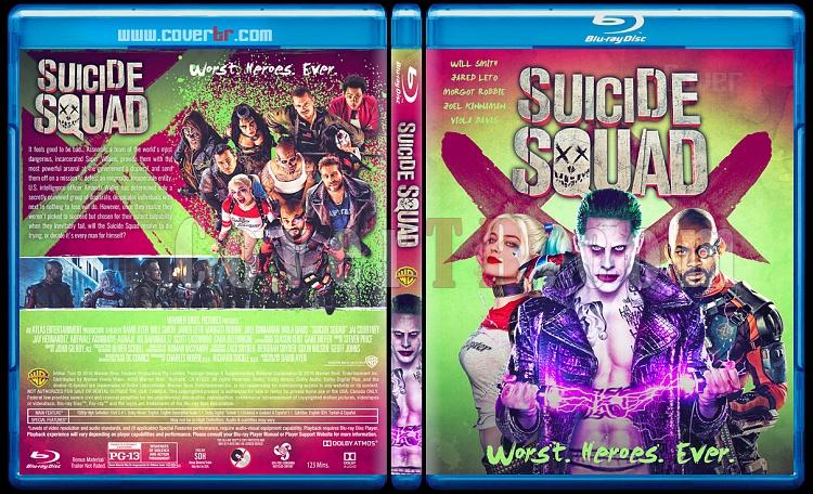 Suicide Squad (ntihar Timi) - Custom Bluray Cover - English [2016]-standartjpg