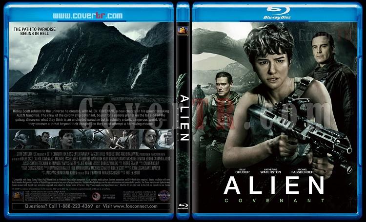 Alien: Covenant (Yaratk: Covenant) - Custom Bluray Cover - English [2017]-1jpg