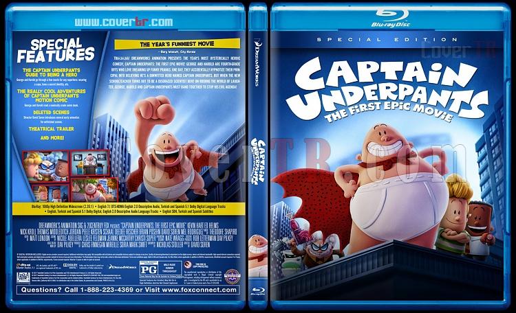 Captain Underpants: The First Epic Movie (Kaptan Dkdon: Destans lk Film) - Custom Bluray Cover - English [2017]-2jpg