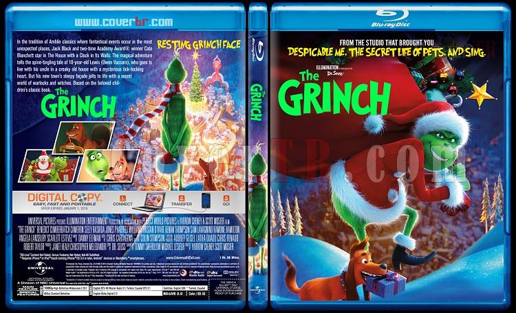 The Grinch (Grin) - Custom Bluray Cover - English [2018]-3jpg