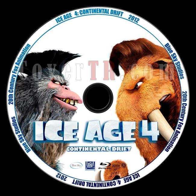 Ice Age: Continental Drift (Buz Devri 4: Ktalar Ayrlyor) - Custom Bluray Label - English [2012]-ice-age-continental-drift-buz-devri-4-kitalar-ayriliyorjpg