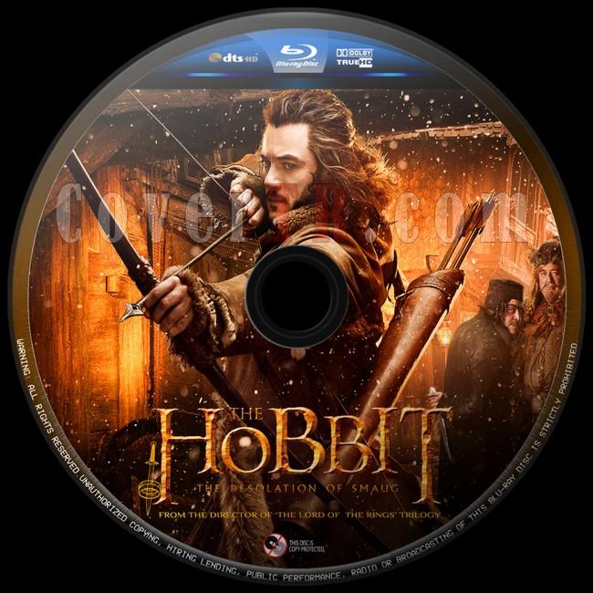 The Hobbit The Desolation of Smaug (Hobbit Smaug'un Viranesi)  - Custom Bluray Label - English [2013]-hobbit-smaugun-viranesi-4jpg