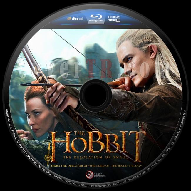 The Hobbit The Desolation of Smaug (Hobbit Smaug'un Viranesi)  - Custom Bluray Label - English [2013]-hobbit-smaugun-viranesi-8jpg