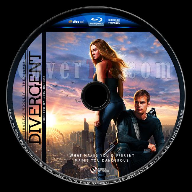 Divergent  - Custom Bluray Label - English [2014]-2jpg