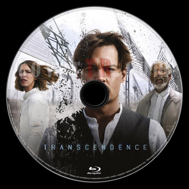 Transcendence (Evrim) - Custom Bluray Label - English [2014]-transcendence-bluray-label-riddickjpg