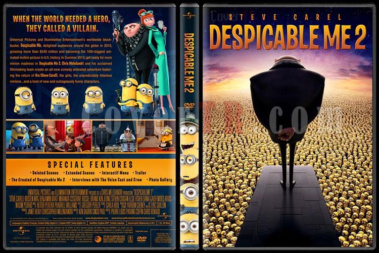 Despicable Me 2 (lgn Hrsz 2) - Custom Dvd Cover - English [2013]-despicable-me-2-onjpg