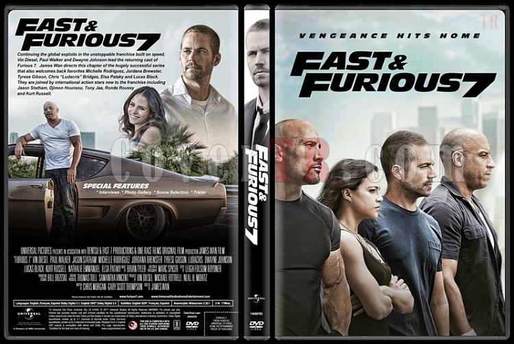 Fast & Furious 7 (Hzl ve fkeli 7) - Custom Dvd Cover - English [2015]-2jpg