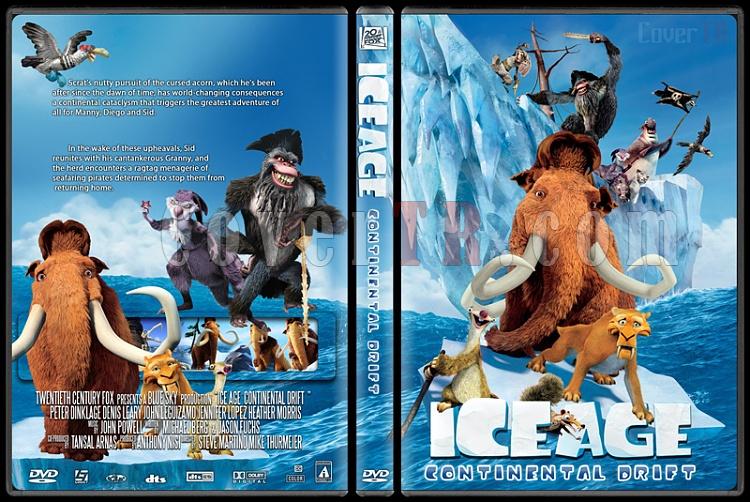 ice age continental drift blu ray cover