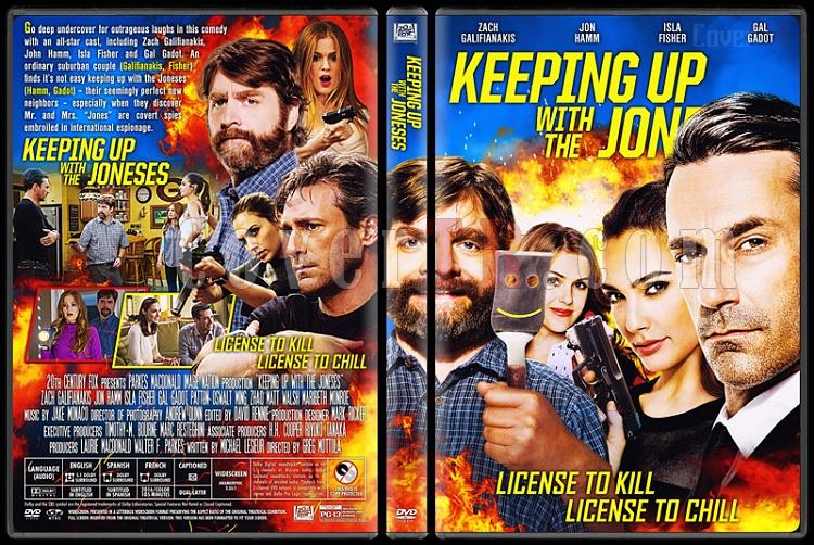 Keeping Up with the Joneses - Custom Dvd Cover - English [2016]-5jpg