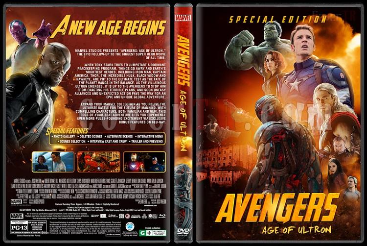 Avengers: Age of Ultron - Custom Dvd Cover - English [2016]-1jpg