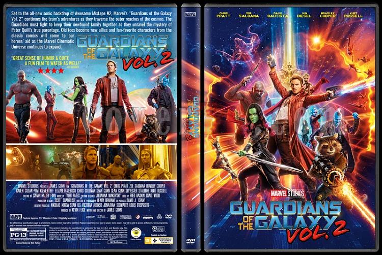 Guardians of the Galaxy Vol. 2 (Galaksinin Koruyucular 2) - Custom Dvd Cover - English [2017]-1jpg