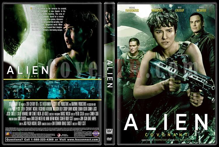 Alien: Covenant (Yaratk: Covenant) - Custom Dvd Cover - English [2017]-3jpg