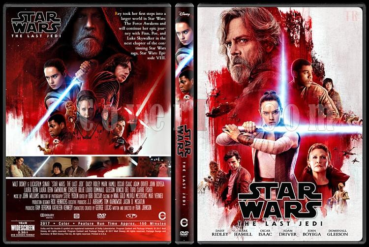 Star Wars: The Last Jedi (Star Wars: Son Jedi) - Custom Dvd Cover - English [2017]-1jpg