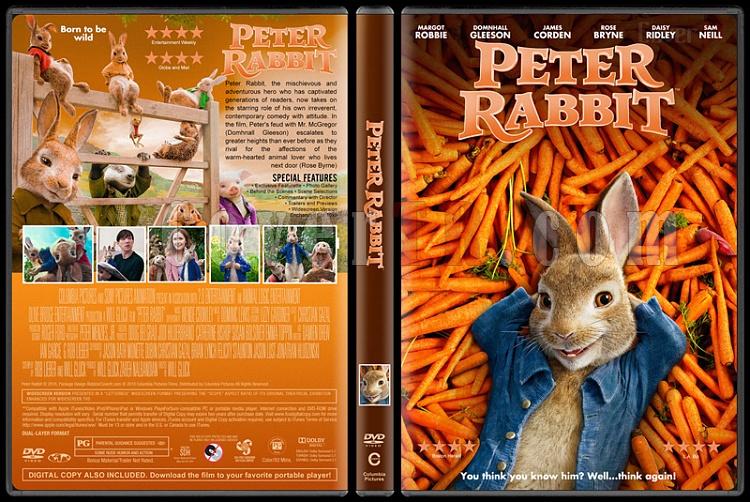 Peter Rabbit (Tavan Peter) - Custom Dvd Cover - English [2018]-2jpg
