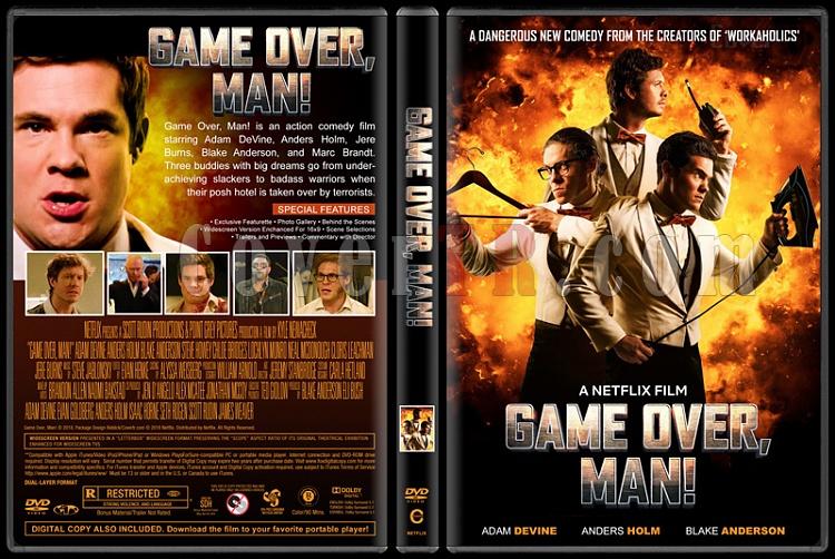 Game Over, Man! - Custom Dvd Cover - English [2018]-2jpg