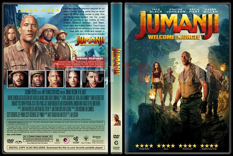 Jumanji: Welcome to the Jungle (Jumanji: Vahi Orman) - Custom Dvd Cover - English [2017]-1jpg