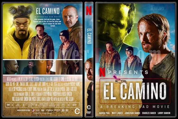 El Camino A Breaking Bad Movie Custom Dvd Cover English 2019