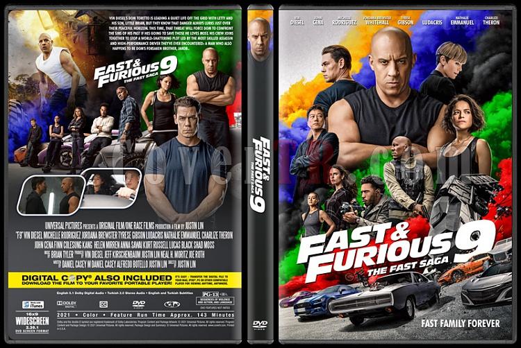 F9 The Fast Saga Hızlı Ve Öfkeli 9 Custom Dvd Cover English 2021 Covertr 