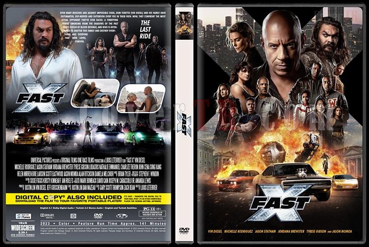 Fast X (Hızlı ve Öfkeli 10) - Custom Dvd Cover - English [2023
