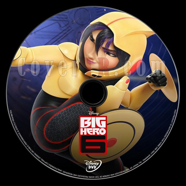 Big Hero 6 (Sper Kahraman 6) - Dvd Custom Label - English [2014]-onizlemejpg