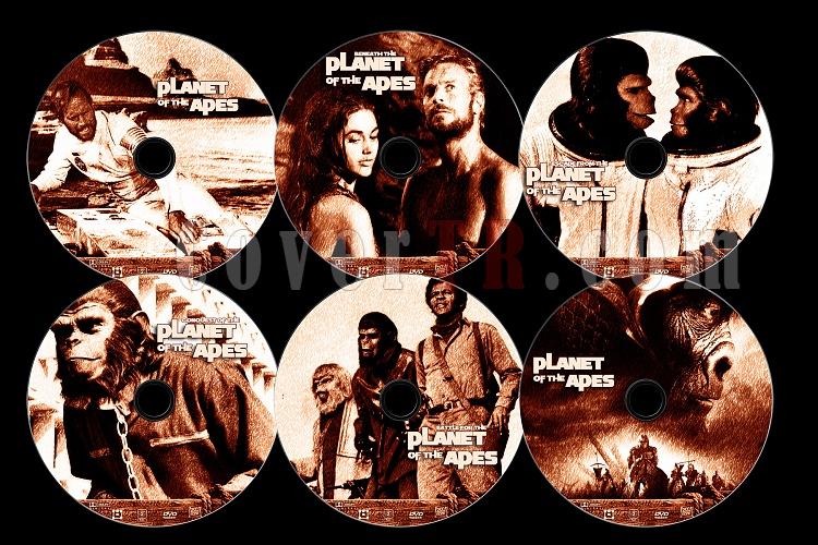 Planet Of The Apes Collection - Custom Dvd Label Set - English [1968-]-0jpg