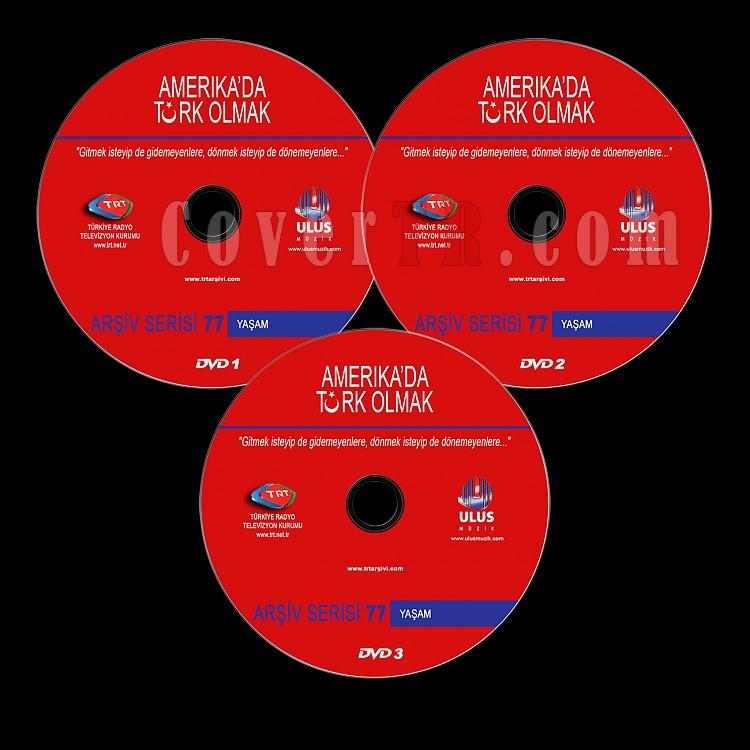 TRT Ariv Serisi - 77 Amerika'da Trk Olmak - Custom Dvd Label - Trke-trt-arsiv-serisi-77-amerikada-turk-olmakjpg
