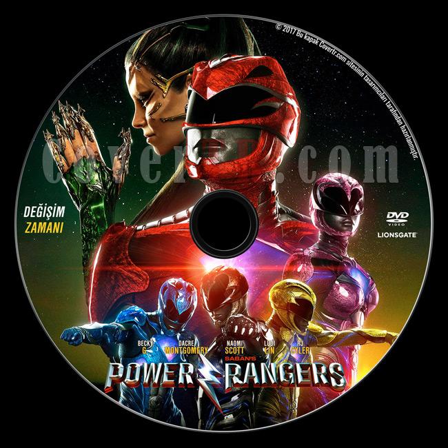 Power Rangers  - Custom Dvd Label - Trke [2017]-previewjpg