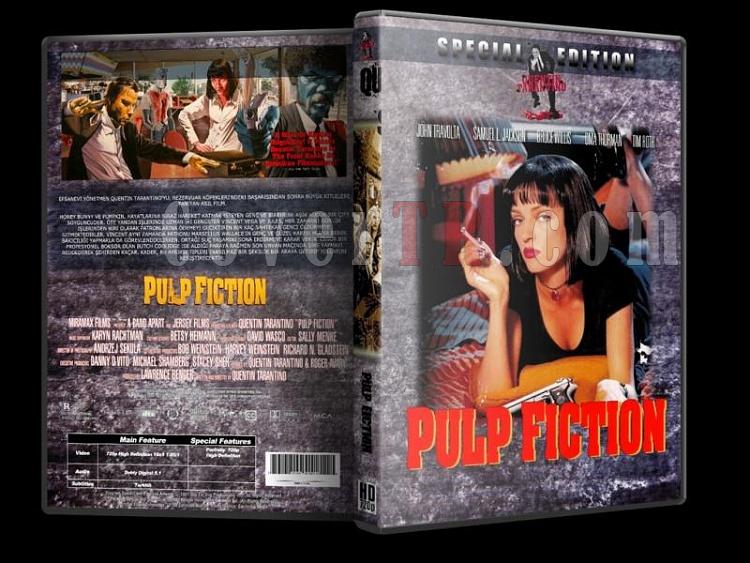 Quentin Tarantino Collection - Custom Dvd Cover Set - Trke [1994-2009]-2-pulp-fictionjpg