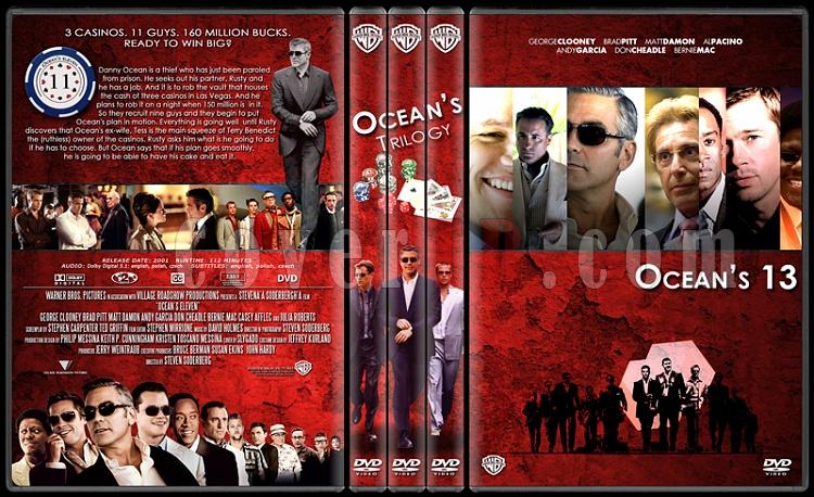 Ocean's (11-12-13) - Custom Dvd Cover Set - English [2001-2004-2007]-standard-3-season-flatjpg