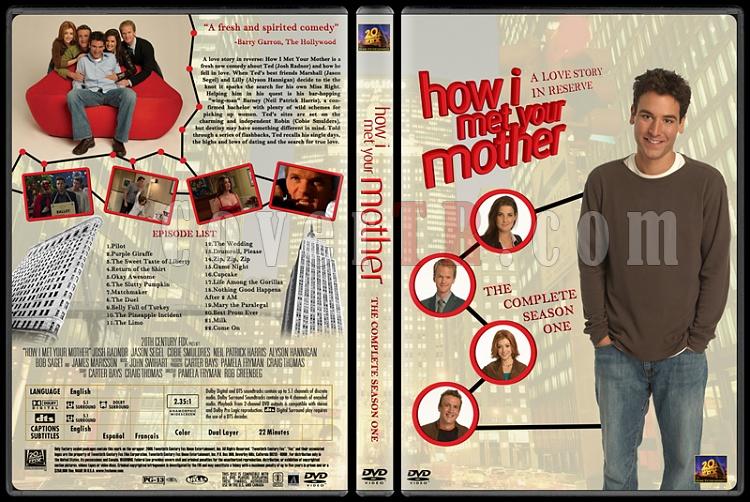 How I Met Your Mother (Seasons 1-7) - Custom Dvd Cover Set - English [2005-?]-how-i-met-your-mother-custom-dvd-cover-set-english-season-i-prejpg