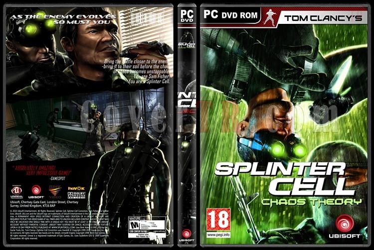 Tom Clancy's Splinter Cell Collection - Custom PC Cover Set - English-3jpg