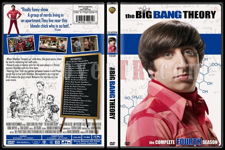The Big Bang Theory (Seasons 1-4) - Custom Dvd Cover Set - English [2007-?]-4jpg