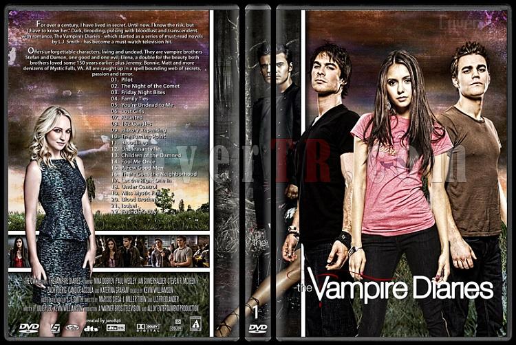 The Vampire Diaries (Seasons 1-5) - Custom Dvd Cover Set - English [2009-?]-1jpg