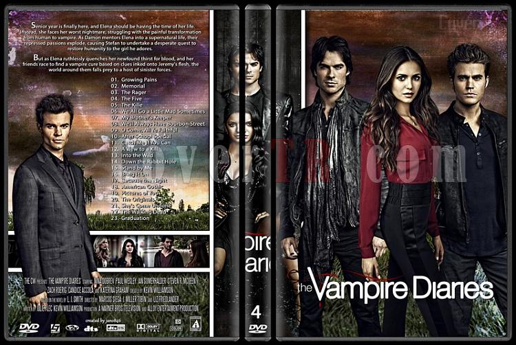 The Vampire Diaries (Seasons 1-5) - Custom Dvd Cover Set - English [2009-?]-4jpg