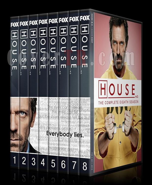 House M.D. (Seasons 1-8) - Custom Dvd Cover Set - English [20042012]-0jpg