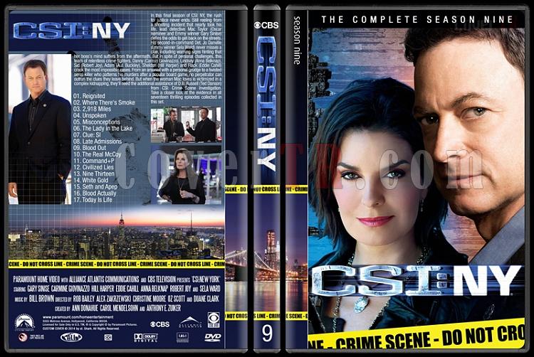 CSI: NY (Seasons 1-9) - Custom Dvd Cover Set - English [2004-2013]-9jpg