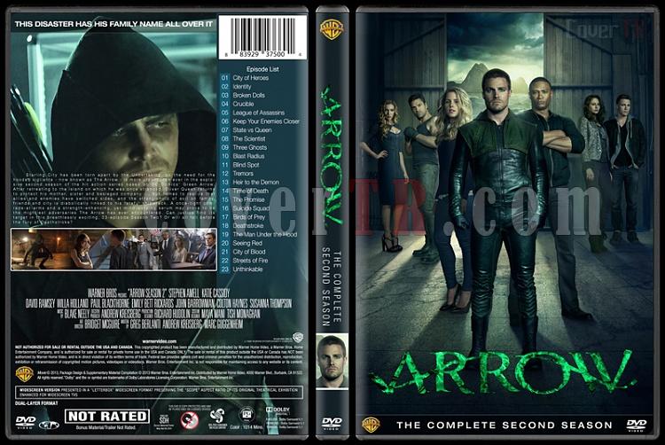 Arrow (Seasons 1-3) - Custom Dvd Cover Set - English [2012-?]-2jpg