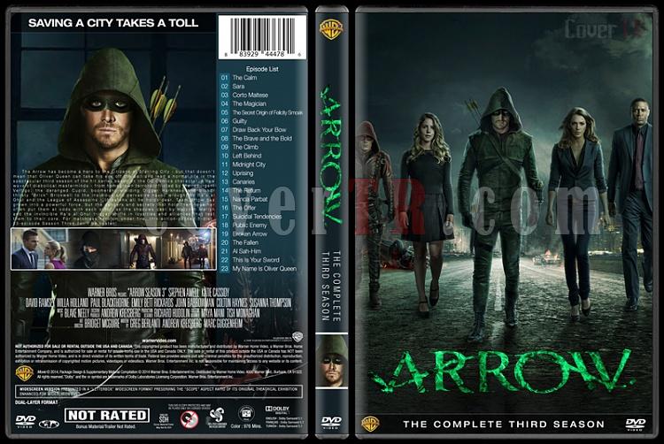 Arrow (Seasons 1-3) - Custom Dvd Cover Set - English [2012-?]-3jpg