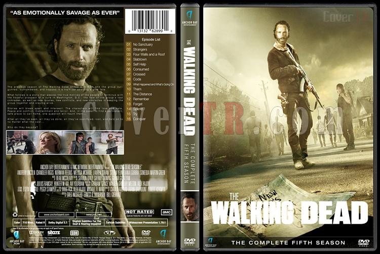 The Walking Dead  (Seasons 1-6) - Custom Dvd Cover Set - English [2010-?]-season-5jpg