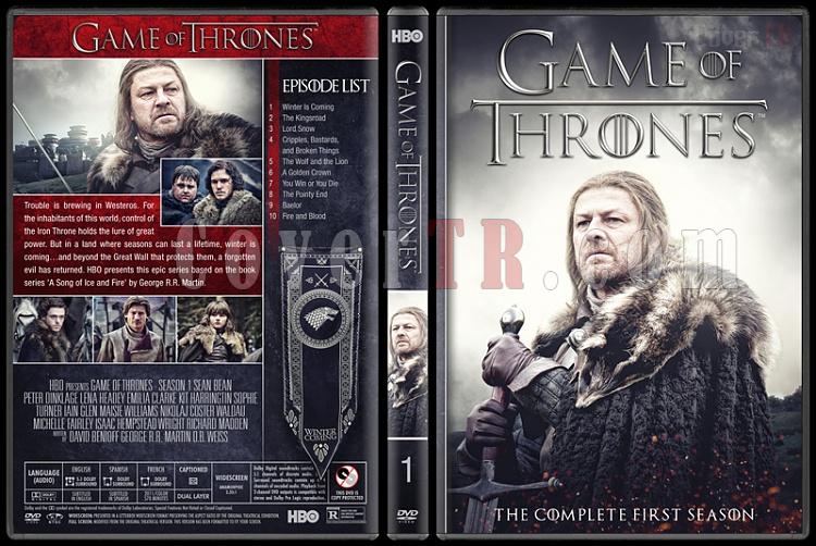 Game Of Thrones Seasons 1 8 Custom Dvd Cover Set English 11 18 Covertr